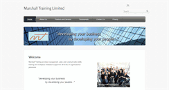 Desktop Screenshot of marshalltraining.co.uk